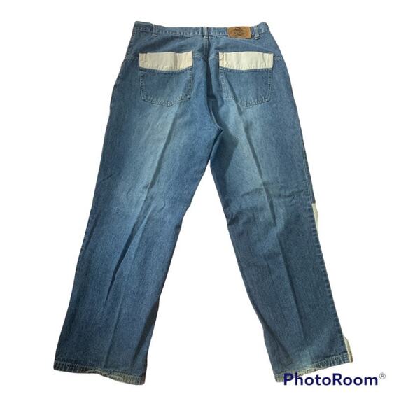 Vintage Snoop Dogg jeans mens size 38 y2k two tone rap straight leg grunge bagg - Picture 2 of 10